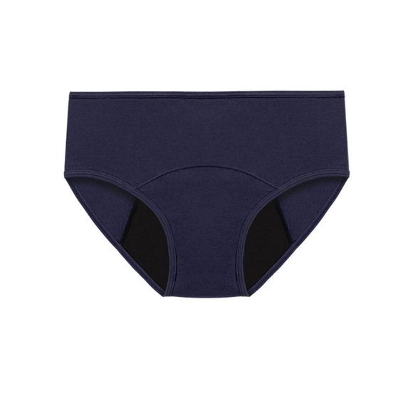 4 Pack of Period Panties cotton quick dry hip-hugger solid color - Picture 9 of 10